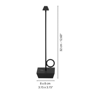 Broggi Bugia portable table lamp chrome - Buy now on ShopDecor - Discover the best products by BROGGI design