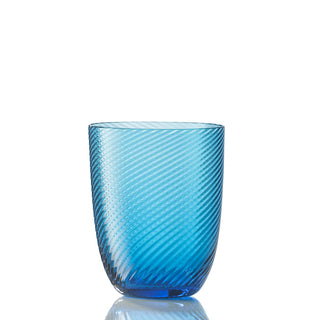 Nason Moretti Idra twisted striped water glass - Murano glass - Buy now on ShopDecor - Discover the best products by NASON MORETTI design
