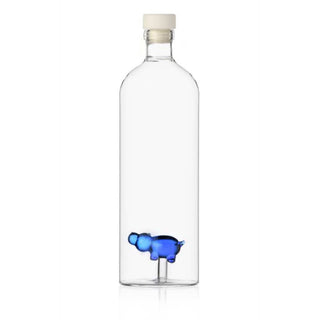 Ichendorf Animal Farm bottle blue hippo by Alessandra Baldereschi - Buy now on ShopDecor - Discover the best products by ICHENDORF design