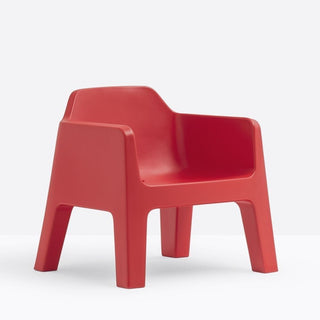Pedrali Plus Air 631 lounge armchair for garden Pedrali Red RO400E - Buy now on ShopDecor - Discover the best products by PEDRALI design