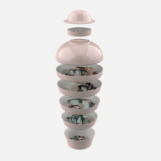 Ibride Faux-Semblants Qing Alhambra stackable table set 8 pieces - Buy now on ShopDecor - Discover the best products by IBRIDE design
