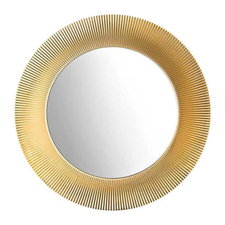 Kartell All Saints by Laufen metallized round mirror Kartell Gold GG - Buy now on ShopDecor - Discover the best products by KARTELL design