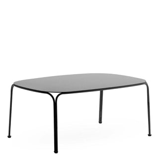 Kartell Hiray rectangular side table for outdoor use 90x60 cm. Kartell Black 09 - Buy now on ShopDecor - Discover the best products by KARTELL design