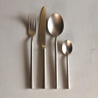 KnIndustrie 800 Set 24 cutlery - steel pvd champagne - Buy now on ShopDecor - Discover the best products by KNINDUSTRIE design