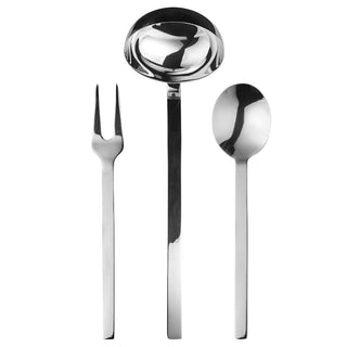 Mepra Stile 3-piece serving set stainless steel - Buy now on ShopDecor - Discover the best products by MEPRA design