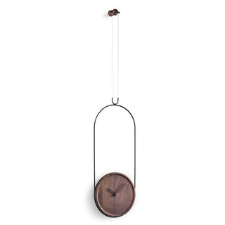 Nomon Colgante wall clock walnut Black - Buy now on ShopDecor - Discover the best products by NOMON design