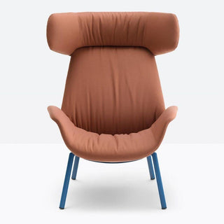 Pedrali Ila 2022 padded armchair in fabric - Buy now on ShopDecor - Discover the best products by PEDRALI design