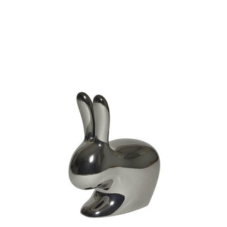 Qeeboo Rabbit Chair Baby Metal Finish Silver - Buy now on ShopDecor - Discover the best products by QEEBOO design