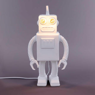 Seletti Robot Lamp table lamp white - Buy now on ShopDecor - Discover the best products by SELETTI design