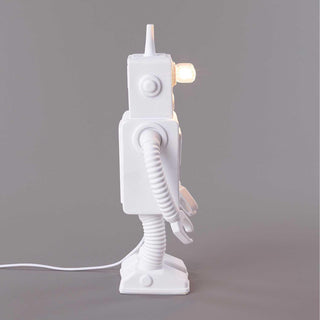 Seletti Robot Lamp table lamp white - Buy now on ShopDecor - Discover the best products by SELETTI design