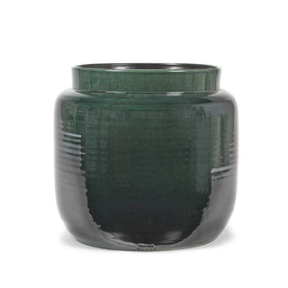 Serax Glazed Shades flower pot dark green - Buy now on ShopDecor - Discover the best products by SERAX design
