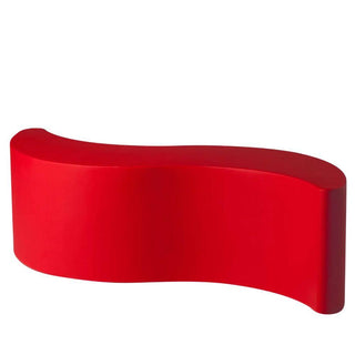 Slide Wave bench Flame red - Buy now on ShopDecor - Discover the best products by SLIDE design