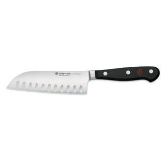 Wusthof Classic santoku knife with hollow edge 14 cm. black - Buy now on ShopDecor - Discover the best products by WÜSTHOF design